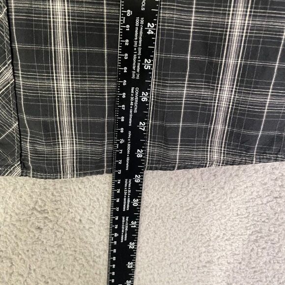 Massive Shirt Mens L Black Pearl Snap Casual Long Sleeve‎ Western Button Down - Picture 8 of 11